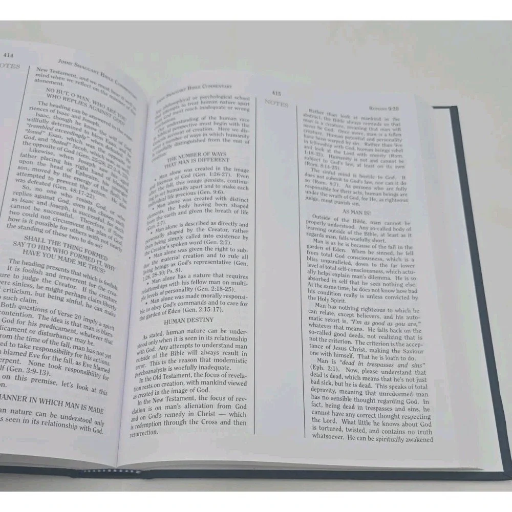 Jimmy Swaggart Bible Commentary Romans Study Reference Book